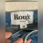 Rouje Paris Montmarte Vintage Wash Jeans Size 28 Blue Photo 6