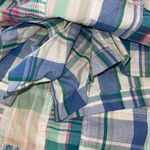 Cape Madras Cotton Plaid Patchwork Skort Preppy Golf NWT Size 2 Blue Photo 5