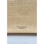 Kate Spade Beige/White Leila Straw Medium Triple Compartment Satchel - Size M Photo 1