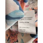 Yumi Kim Peony Wanderlust White Floral Long Bell Sleeve Tie Neck Top Size Small Photo 5