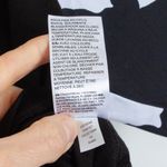 Chico's Womens Floral Puff Sleeve Top Size 00 XS Black Minimalist Office Staple Photo 4