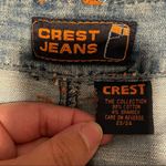 Crest Jeans The Collection Distressed Embellished Denim Skirt Sz: 23/24 Blue Size undefined Photo 7