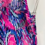 Lilly Pulitzer Amante Silk Jersey Dress Free Spirit One Shoulder Size XS WY504 Photo 6