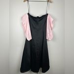 Gianni Bini  Nastia Liukin Audrey Off the Shoulder Satin Midi Dress Women’s Sz 6 Photo 6