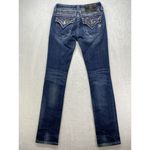 Miss Me  Jeans Womens Size 26‎ straight medium Denim Embellished flap Pockets Photo 10