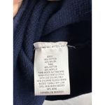 Maison Jules Women’s  Small Navy Blue Double Breasted Short PeaCoat Sweater Photo 4