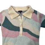 Kaylee Kollection Colorblock Knit Fuzzy Romper, Sz M Size M Photo 7