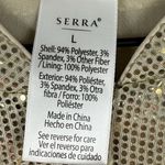 Serra Sequin Bomber Jacket Gold 90s Glam Aldi Tik Tok Viral Ladies Sz L Y2K NWT Photo 4