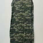 Universal Threads Universal Thread Women's Sleeveless Cotton Knit T Shirt Midi Dress Camo small Photo 0