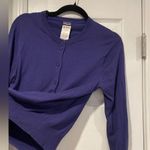 Patagonia Size S Periwinkle Long Sleeve Button Front Lightweight Cardigan Photo 3