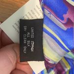 Vintage NWT Jerry Garcia J. Garcia Blue Yellow Purple Women’s‎ Scarf 100% Silk Photo 2