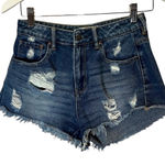 PacSun  Women’s Distressed Cutoffs Denim Shorts Jean Shirts Size 26 Photo 0