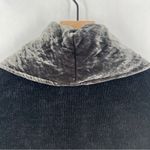 margaret o'leary  Vintage Black Plush Chenille 1 Button Jacket Velvet Collar Boxy Photo 12