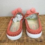 UGG  Pom Pom Slide on Mules Coral Red Color Size 9.5 Photo 3