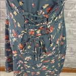 Band of Gypsies Blue Floral Mini Dress Photo 5