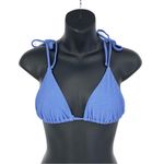 ONIA Alexa Bikini Top Blue Check S? Photo 0