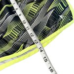 Neon Yellow & Black Athletic Shorts Fitness Workout Pattern Women’s Size XL Fit! Photo 2