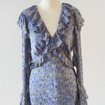 Free People  Sweetest Thing Mini long sleeve in Midnight Cowboy size 12 Photo 2