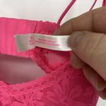 Victoria's Secret  Pink Lace Bralette Push Up Women's Size XL Photo 5