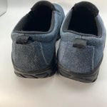 Lands' End Blue Suede Slip On Shoes Women 6M Comfort Casual Outdoor Photo 4