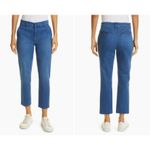 Frank & Eileen Women The Italian‎ Chino 1975 Blue Wash Denim Raw Hem size 2 Photo 1