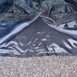 appleseed's Appleseed’s Women’s Grey Paisley Print 3 Button Down Sz 14 Photo 3