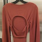 Cult Gaia ππ Carla Knit Dress ~ Full Length Gown Cut-Out Ember Brown Medium NWT Photo 11