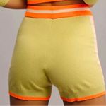 Anthropologie NWT  lime green / yellow soft shorts Photo 1
