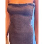 Princess Polly Strapless Brown Knit Mini Dress Size 2 Photo 3