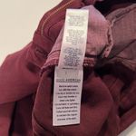Good American Good legs 0 25 burgundy skinny mid rise cut #292-A pockets zip Photo 11
