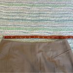 The Limited  Tan A-Line Mini Skirt with Slit Photo 3