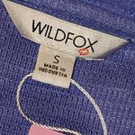 Wildfox NWT Womens Orchid Purple V Neck Sweater Small Photo 3
