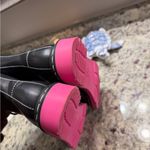 Dr. Martens  1460 Jungle Black Pink Sole Wanama Zip Up Boots Women's Size 6 Photo 8