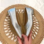 Franco Sarto Vana Ballet Flat Silver Size 6.5 Photo 3