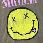 Nirvana Never Mind mineral wash Smiley Face Tshirt size large Photo 3