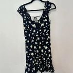 Free People  Size XS Mini Dress Tie Button Back Retro Style Like A Lady 1452 Photo 2
