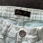Klique B DISTRESSED LIGHT BLUE CUT-OFF SHORTS Photo 3