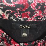 Y2K GNW Top Womens Medium Retro Floral Mesh Boho Fairygoth Whimsygoth Grunge Black Photo 1