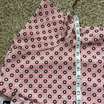 Lands' End Pink Wood Lily Medallion Tile Short Sleeve Button Front Mini Dress L Photo 8