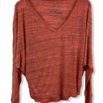 Planet Blue  space dye orange vneck dolman XS NEW‎ Photo 0