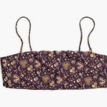 Madewell Bikini Top Womens XXL XXLarge Wildplains Floral Reversible Bandeau B1 Photo 0