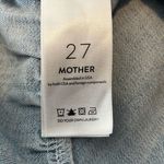 Mother Womens Layered Ruffle Mini Raw Edge Skirt‎ Blue Denim Light Wash Size 27 Photo 7