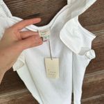 A New Day NWT  White Ruffle Sleeve Top Photo 2