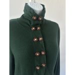 Soft Surroundings Women's Green Wool Blend Military Button Sweater Sz S (b17) Photo 1