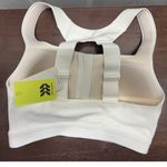 All In Motion  NWT *FLAWS* Sz 34C High Support Front Zip Cream Sculpt Sports Bra Photo 3