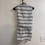 Derek Lam  10 Crosby Grey Striped Tie Top Size 4 Photo 1