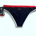 Speedo  Women's Blue Red White Bikini Swim Bottom Size Small NEW NWT Photo 0