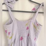 Urban Outfitters  Sundress XS Linen Floral Tie Shoulder Midi Dress Cottagecore Photo 10
