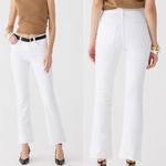 J.Crew NWT Womens White 9" Demi Boot Crop Jeans Size 25T Photo 1