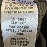 frame denim Frame Jeans Le Crop Mini Boot Cut Womens Size 26 High-Rise Stretch Black Raw Hem Photo 4